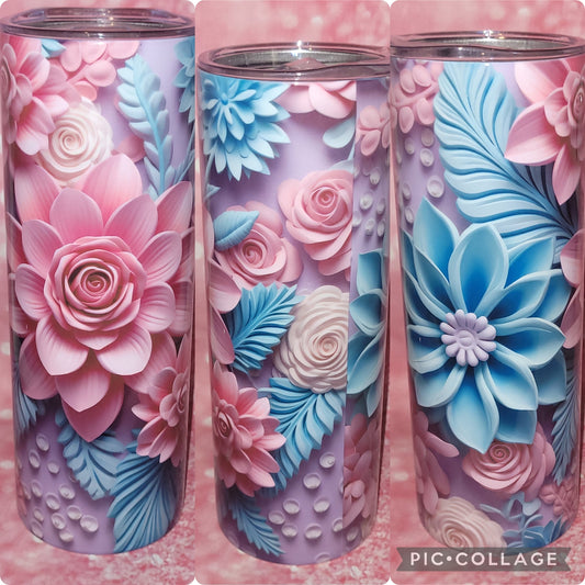 D10 Flower 20oz Tumbler