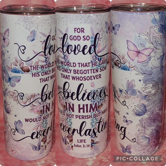 R34 For God So Loved 20oz Tumbler