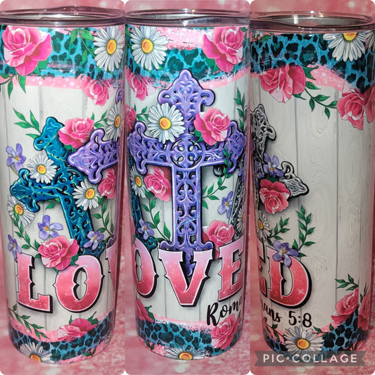 R65 Loved Cross 20oz Tumbler