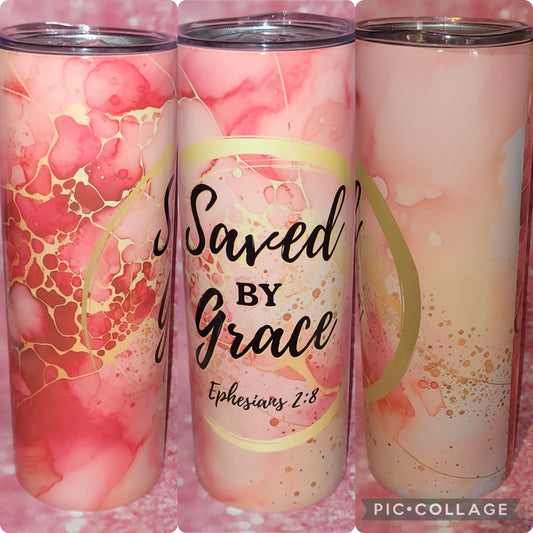 R78 Saved By Grace 20oz Tumbler