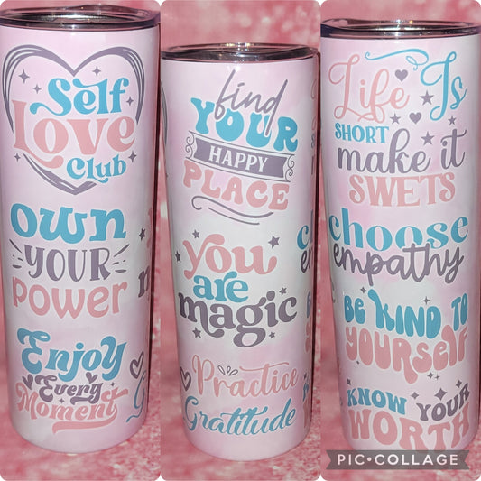 R80 Self Love Inspirational 20oz Tumbler